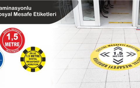 Sosyal mesafe etiketleri